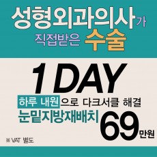원데이 눈밑지방재배치